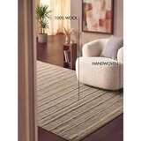 Ted Baker Bež ročno tkana volnena preproga 80x150 cm Camden Parker – | Shoptok.si