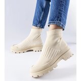 Gemre Beige sneakers with flexible upper Varden | Shoptok.si