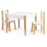  EcoToys set dječjeg stola sa stolicama bijeli | shoptok.hr