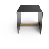 LIND DNA Črna dekorativna škatla za shranjevanje iz kovine in eko usnja 32x38x31 cm Bull – | Shoptok.si