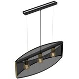  Luster na sajli KAGA 3xE27/60W/230V crna/zlatna | Eponuda.com