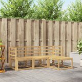  Set vanjskih sofa 4 pcs Bijela 185,5 x 122,5 x 73 cm | shoptok.hr