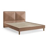 Bobochic Paris Prašno rožnata oblazinjena oblazinjena zakonska postelja z letvenim dnom 140x190 cm Mara – | Shoptok.si