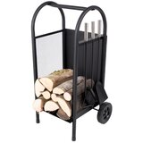 Strend Pro Set za kamin s košarom za drva | shoptok.hr