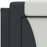  Okvir za krevet s uzglavljem crno-bijeli 180x200cm umjetna koža | shoptok.hr
