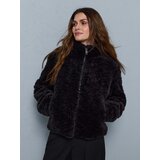 Sinsay Teddy jakna sa stajaćim ovratnikom i patentnim zatvaračem | shoptok.hr