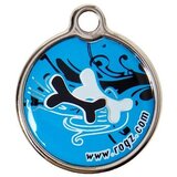 Rogz id privezak za ogrlicu za pse, metalni, l, plavi | ePonuda.com