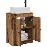  Kupaonski umivaonik s sudoperom Staro drvo 54 x 35 x 83 cm | Eponuda.ba