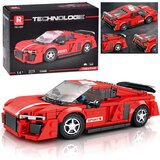  Tehnički blokovi Auto CRVENI u stilu sportskog coupea 373-dijelni ZA5782 | shoptok.hr