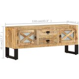TV ormarić 110 x 30 x 45 cm od grubog drva manga | shoptok.hr