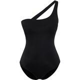 Trendyol Black One Shoulder Swimsuit Cene