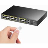 Cudy FS1026PS1 PoE+ Switch with 2 Gigabit Uplink Ports and 1 SFP Slot 24-Port 10/100M cene