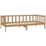  Dnevna postelja z vzmetnico 90x200 cm medeno rjava borovina, (20647124) | Shoptok.si