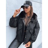 DStreet Kurtka damska oversize HEARTGLOW czarna | shoptok.hr