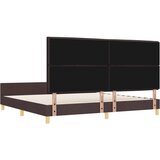  Krevet Tamnosmeđi 200x200 cm Tkanina | shoptok.hr