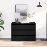  Ormar s ladicama Crna 80 x 41 x 58 cm Konstruirano drvo | Eponuda.ba