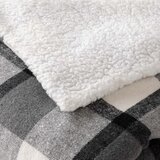 Douceur d intérieur Siva deka od sherpa flisa 125x150 cm Ecossais – | shoptok.hr