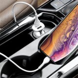 hoco. Auto punjač sa Lightning kabelom, QC, 2 x USB, 3.1 A – Z31 Universe double port, Lightning | Eponuda.ba