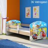  Dječji krevet ACMA s motivom, bočna sonoma 160x80 cm 36 Vatrogasci | shoptok.hr