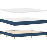  vzmetnica z box springom modra 200x200 cm tkanina, (22081117) | Shoptok.si