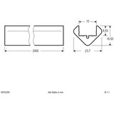 EVN Lichttechnik vogalni profil APES200, (20890875) | Shoptok.si