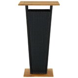 Stol i stolice - 5-dijelni vrtni barski set crni - Crna 4 | shoptok.hr