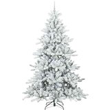 vidaXL Umetno Zložljivo Božično Drevo with LEDs z stojalom 240cm PVC | Shoptok.si