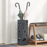 vidaXL Stalak za kišobrane Antracit Metal Standard Dekorativni umetci Cijene