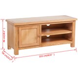 TV ormarić 103 x 36 x 46 cm masivna hrastovina | shoptok.hr