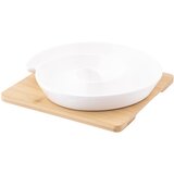 Altom design Spiralna Porculanska Posuda s Bambus Podlogom | shoptok.hr