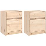 Maison Chic Dvo delni komplet Nočne omarice - Nočne mize 40x31x50 cm trdna borovina, (21690583) | Shoptok.si