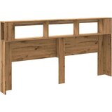  LED uzglavlje boja hrasta artisan 200x18 5x103 5 cm drveni | shoptok.hr
