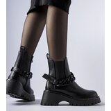 Gemre Black ankle boots with chunky sole Beltran | Shoptok.si