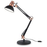 Ideal Lux - Stona lampa WALLY 1xE27/42W/230V crna/bakrena | Eponuda.com