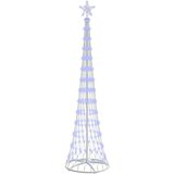  LED božićno drvce s stalakom Plava 138.5 x 138.5 x 399 cm Metal | shoptok.hr