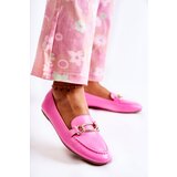 Gemre PG1 Leather Loafers With Decoration Pink Millario | shoptok.hr
