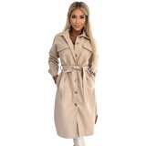 Numoco Warm coat with pockets, buttons and tie at the waist | shoptok.hr