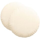  Jastučići za sjedenje 2 pcs Krema Ø60 x 21 cm Kordura tekstil | shoptok.hr