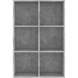 Ormarić Knjižna omara/komoda betonsko siva 66x30x97,8 cm iverna plošča, (20622921) | Shoptok.si