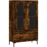 Maison Chic visoka omara - komoda - predalnik dimljeni hrast 69,5x31x115 cm inženirski les, (21720460) | Shoptok.si