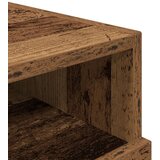  Noćni ormarići s LED svjetlima 2 kom Stari drvo 40x39x37 cm | shoptok.hr
