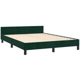  Okvir za krevet bez madraca tamnozeleni 140x200 cm baršunasti | shoptok.hr