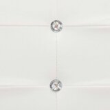 vidaXL Posteljni okvir belo umetno usnje 160x200 cm | Shoptok.si