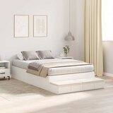  Krevet s ladicama s ladicama Bijelo 120 cm Konstruirano drvo | shoptok.hr