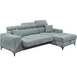 MID.YOU KOTNA SEDEŽNA GARNITURA, šenilja svetlo modra | Shoptok.si