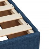  Krevet s oprugama i madracem plavi 200 x 200 cm od tkanine | shoptok.hr
