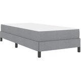  s opruga kutije Svijetlo siva 90 x 190 cm tkanina | shoptok.hr