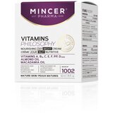 Mincer Pharma VITAMINS PHILOSOPHY N° 1002 - Hranljiva dnevna i noćna krema za lice 50ml Cijene