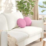  Jastučići za sjedenje 2 pcs Ružičasta Ø30 x 13 cm tkanina | shoptok.hr