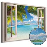  Slika - Window: Sea View 90x60 Premium Print | shoptok.hr